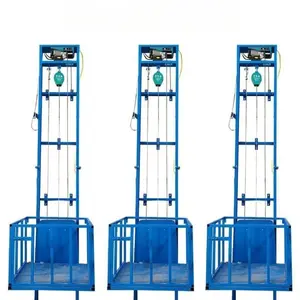 Simple fixed electric lifting platform hydraulic freight elevator small household freight hoist