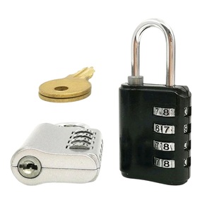 <span class=keywords><strong>Cadenas</strong></span> <span class=keywords><strong>à</strong></span> combinaison <span class=keywords><strong>à</strong></span> 4 chiffres <span class=keywords><strong>à</strong></span> <span class=keywords><strong>code</strong></span> modifiable 609, en laiton, avec clé maîtresse, 66x32.5x14.5mm, mini <span class=keywords><strong>cadenas</strong></span> en alliage de zinc pour casier de gym et bagages de voyage - Product Image 5