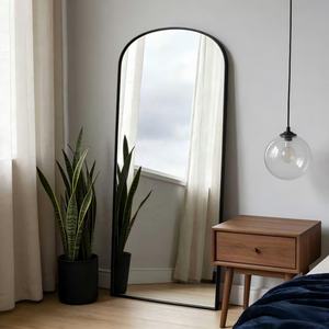 Большое современное напольное зеркало в форме арки — декоративная мебель для свадеб и торжеств - Product Image 2