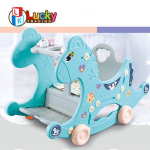 Jouets éducatifs Lucky Toys 3 en 1, chaise d'enfant <span class=keywords><strong>à</strong></span> 4 roues, cheval <span class=keywords><strong>à</strong></span> <span class=keywords><strong>bascule</strong></span> pour bébé, jouet <span class=keywords><strong>animal</strong></span> <span class=keywords><strong>à</strong></span> <span class=keywords><strong>bascule</strong></span> avec machine <span class=keywords><strong>à</strong></span> histoires - Product Image 2