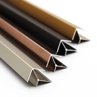Perfiles de Aluminio Duraderos de Alta Calidad para Bordes de Azulejos, Paneles de Pared, Accesorios Metálicos de Estilo Moderno