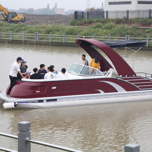 เรือยอชท์ไฟเบอร์กลาสสุดหรูสำหรับพักผ่อนหย่อนใจ พร้อมเครื่องยนต์ สำหรับการท่องเที่ยว ล่องเรือ และตกปลา กำลังลดราคา - Product Image 5