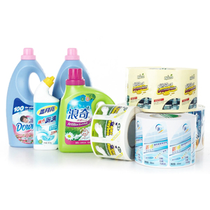 Tùy chỉnh hàng ngày hóa chất chai bao bì PP nhãn Bopp in ấn Polypropylene nhãn dán giặt chất tẩy rửa nhãn cho giặt Canister - Product Image 3