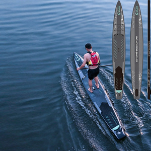 Planche à pagaie <span class=keywords><strong>gonflable</strong></span> (SUP) Thor Racing pour sports nautiques en plein air avec becquet en fibre de carbone et tapis antidérapant en EVA - Product Image 4
