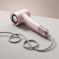 Sèche-cheveux OEM d'usine 1800W, 200 millions d'ions négatifs, séchage rapide, faible bruit, avec diffuseur, pour usage domestique et professionnel en salon