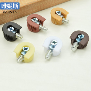 Soporte de Plástico Tres en Uno Winis, Separador de Nylon, Conector para Armarios, Guardarropas y Muebles - Product Image 1