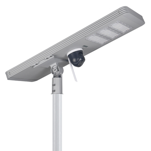 Nhà vườn đường ngoài trời không thấm nước ứng dụng điều khiển nhôm tất cả trong một LED năng lượng mặt trời ánh sáng đường phố với CCTV Camera 4 gam Wifi - Product Image 2