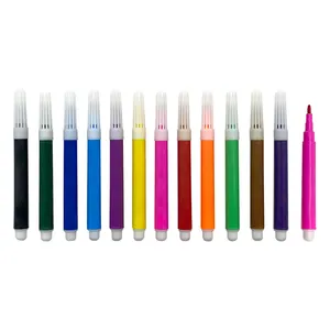 Promotion Custom Non Toxic Child Enlightenment Mini Fiber Tip Watercolor Pen Colouring Art Water Color Markers Set For Sketching