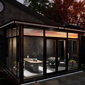 Sala de Estar de Vidro e Alumínio Personalizada Direto da Fábrica |   Novo Vidro Temperado Duplo de Alta Qualidade para Apartamentos Residenciais com Luz Solar - Product Image 3