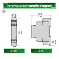 Relais de surveillance de tension triphasé Harmony 3 phases Schneider New Original 5A 2CO 183-484V AC RM17TG20 pour système de contrôle industriel