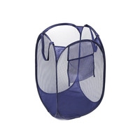 Panier à linge pliable en polyester avec poignée, vente chaude en usine