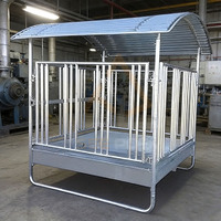SeePoem Abri modulaire portable de haute qualité pour chevaux, installation rapide, en bois de bambou, 3x7m, pour l'alimentation et le foin, pour le bétail