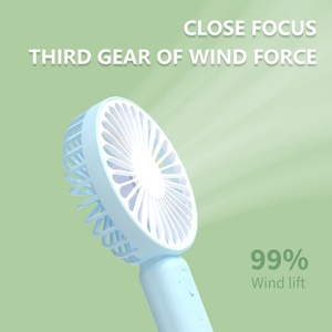 Ventilador Mini Portátil Recargable USB de 3 Velocidades con Batería, de Escritorio y de Mano, para Uso Doméstico y Exterior, Venta al por Mayor de Fábrica - Product Image 6