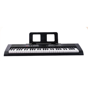 Đàn piano kỹ thuật số 61 phím có thể sạc lại cho tất cả bàn phím đa chức năng với màn hình LCD <span class=keywords><strong>100</strong></span> tông màu & bàn phím điện tử thiết kế di động - Product Image 2