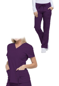 Slim Fit belleza enfermera de traje de moda de diseño de Hospital uniforme elegante Bata - Product Image 5