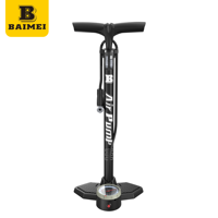 Pompe à main BAIMEI 160 PSI, ergonomique et légère, avec manomètre et valve de décharge pour valves Presta et Schrader