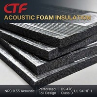 Matériau d'isolation thermique et acoustique en mousse de polyoléfine PO à cellules semi-ouvertes pour la construction de conduits HVAC, échantillons gratuits au format A4 fournis