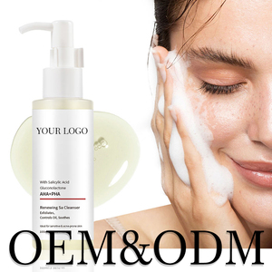 Crema Limpiadora con Logotipo Personalizado, Orgánica, a Base de Hierbas, con Ácido Hialurónico, Ácido Salicílico, Gluconolactona, AHA, PHA, para Eliminar el Acné y Limpiar los Poros en Profundidad - Product Image 4