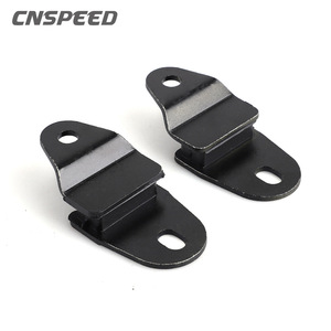 CNSPEED Motorcycle Exhaust Muffler Mounting <b>Bracket</b> Aluminum <b>Black</b> For Yamaha YFZ350 87-06 - Product Image 1