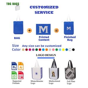 <span class=keywords><strong>Bolsa</strong></span> de Compras de Regalo Reutilizable Ecológica Personalizada, <span class=keywords><strong>Bolsa</strong></span> de Mano de Tela No Tejida Estilo Lulu con Logotipo Impreso - Product Image 4