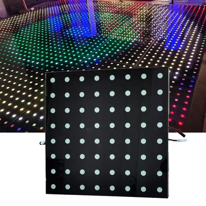 Led Video Dance Floor Disco Dj Lights Portable Waterproof Matrix Panel Led Digital Pixel Dance Floor