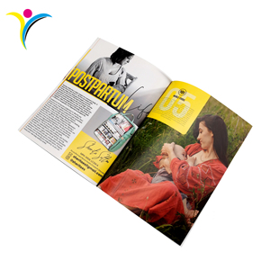 Impression personnalisée en Chine, reliure parfaite en couleur, papier offset, papier d'art, magazine, couverture souple, impression Baby Whisper - Product Image 4
