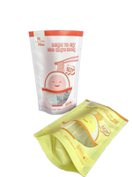 Sacs en plastique refermables personnalisés pour l'emballage de nouilles, spaghetti et pâtes, avec logo sur mesure