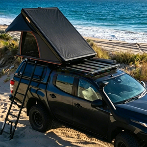 เต็นท์หลังคารถยนต์ Overland 4 ฤดู ป้องกันรังสียูวี ผ้าใบเต็นท์บนหลังคาสำหรับแคมป์ปิ้ง 2-3 คน สำหรับรถขับเคลื่อน 4 ล้อ ขนาดคิงไซส์ - Product Image 3