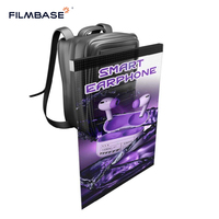 Mochila con Pantalla LED Programable P4, 3840Hz, Alto Brillo, Control por Aplicación, Cartel Móvil para Publicidad