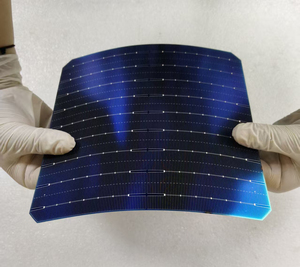 Heißer Verkauf 24,5 % Hoher Wirkungsgrad N-Typ Bifacial M6 9BB Topcon Solarzellen Halbzellen für Lötung Mono Flexible Solarmodule - Product Image 1