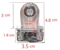 Support PS durable et économique en acier inoxydable mince à réflecteur T8 pour luminaire africain d'exportation en vrac