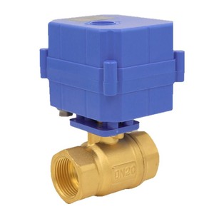 Vanne à bille électrique miniature à haut débit DN20 9-24V/220V à deux voies à couple élevé pour le contrôle de l'eau, prise en charge OEM - Product Image 3