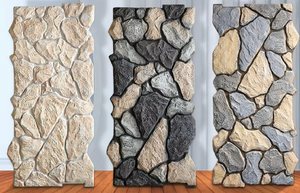 Revêtement mural moderne en polyuréthane (PU) imperméable et écologique, imitation pierre, type pavé, pierre de forteresse et pierre champignon - Product Image 5