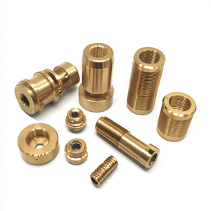 Tùy chỉnh Brass <span class=keywords><strong>CNC</strong></span> gia công hàng không vũ trụ phần Bộ phận cơ khí <span class=keywords><strong>CNC</strong></span> tự động tiện quay gia công phần Đồng - Product Image 2