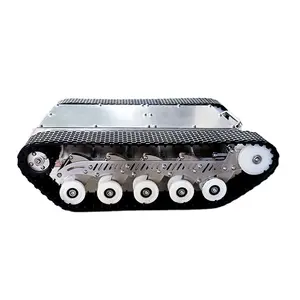 Remote Control Track Tank Chassis Track Belt Robot Kendaraan