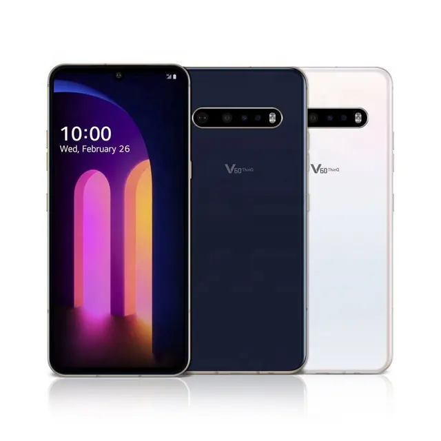 For LG V60 5G Factory Unlocked Original Cheap Big Touchscreen Android Smart Mobile Cell Phone Smartphone