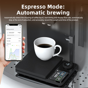 เครื่องชั่งกาแฟอัจฉริยะ CK863BLE ความแม่นยำ 0.1 กรัม พร้อมตัวตั้งเวลาและโหมดเอสเพรสโซ สำหรับการชงกาแฟที่บ้าน - Product Image 1