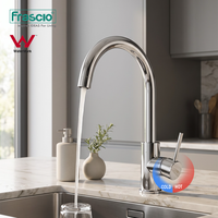 Robinet de cuisine Frascio Factory Supply Watermark WELS 6 étoiles, mitigeur doré, robinets d'eau modernes noirs, robinet de cuisine