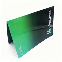 Carpeta de archivos de presentación de documentos de papel offset de tamaño A4 A5 con logotipo de empresa personalizado al por mayor para oficina