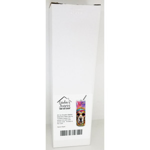 แก้วน้ำสแตนเลสทรงเพรียว Weimaraner Hippie Dawg - Product Image 3