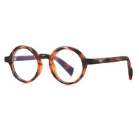 TYSD-LS094 Sampel Gratis Kacamata Bulat TR+CP Bingkai Optik untuk Semua Bentuk Wajah Pria Kacamata Spectacles Eyewear dengan Tangkai Pegas