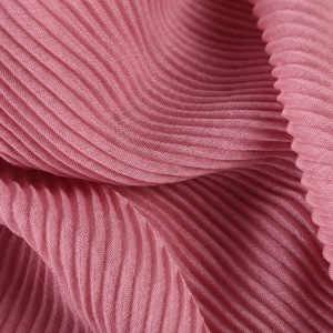 Nouvelle Écharpe Longue Légère et Respirante en Polyester et Coton Froissé, Élégante, pour Femmes Musulmanes, Toutes Saisons - Product Image 4
