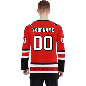 2025 Jersey de Hockey de poliéster transpirable personalizado para hombres mujeres jóvenes para práctica de Hockey sobre hielo UNIFORMES DE EQUIPO de entrenamiento deportivo - Product Image 2