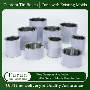 1 Lít Kim Loại Thiếc Tròn Có Thể Rõ Ràng Aerosol Sơn Lon Với Nắp Đậy Cơ Thể Hàn Rỗng Sơn Xô <span class=keywords><strong>1L</strong></span>/Gallon Nhà Máy Trực Tiếp - Product Image 2