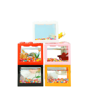 ถังปลาทองขนาดเล็กสุดสร้างสรรค์ทันสมัยประดับโต๊ะตู้ปลาสำนักงานบล็อกอินเทอร์เน็ตที่มีชื่อเสียงสำหรับบ้านและที่ทำงาน - Product Image 3