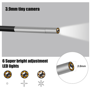 2MP 1080P HD Portable <strong>Handheld</strong> Endoscope 3.9MM Lens 4.3 Inch IP67 Waterproof LCD Screen P40 USB <strong>Camera</strong> for Underwater Cameras - Product Image 3