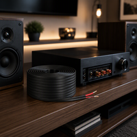 Kabel Speaker Multi-Zone 8 Inti 18 AWG Berkinerja Tinggi, Kabel Sinyal OFC untuk Sistem Musik Latar Komersial dan Audio Bangunan