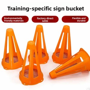 Estaca Marcadora de Entrenamiento PE Multifuncional Hueca y Resistente al Viento para Fútbol, Patinaje sobre Ruedas, Baloncesto - 23cm, Suministros para Señalización de Caminos - Product Image 1