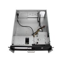 Châssis de serveur Rackmount 2 bays hot swap 4U industriel pc atx computer server cases avec écran HD