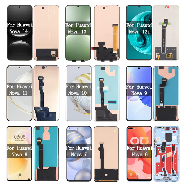Original Incell for huawei Nova 16 15 14 13 12 11 10 9 Pro 8 Se 7 6 Display Replacement for Nova 3i 5t 7i 8i Display Lcd Screen